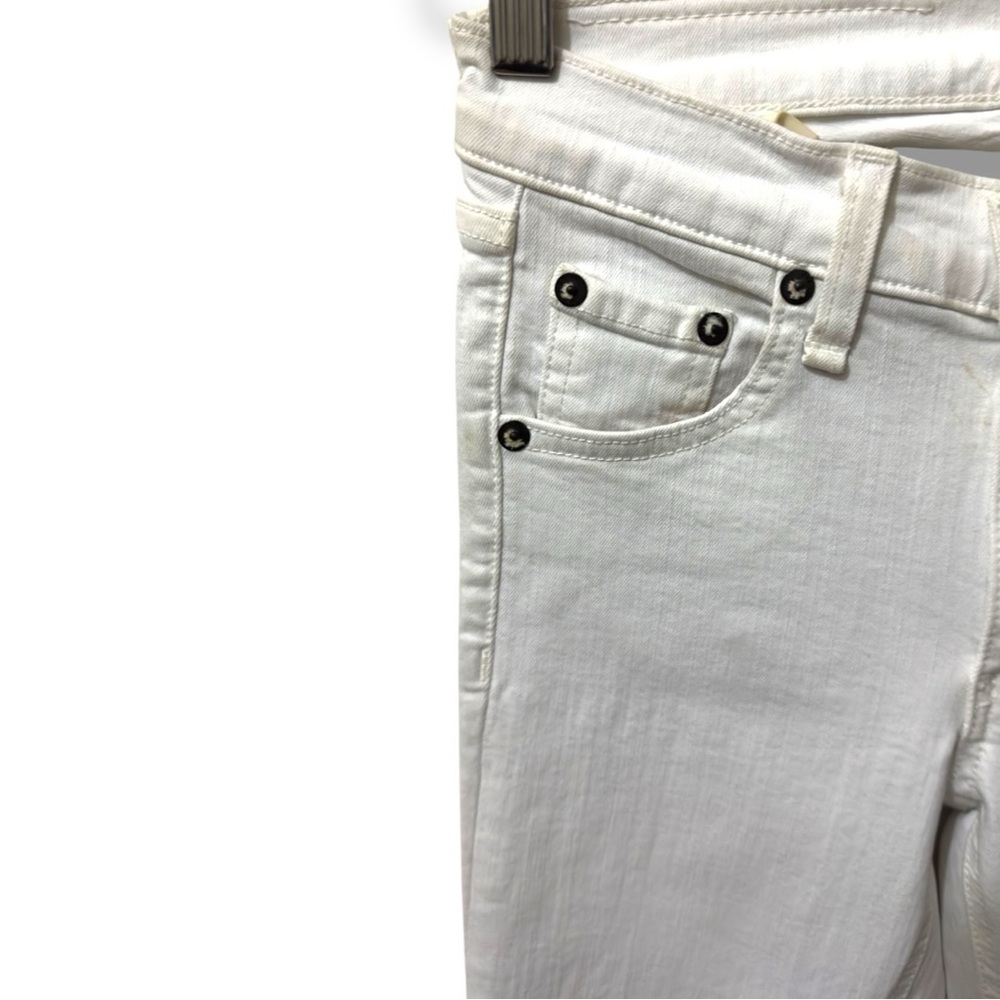Rag & Bone | EUC USA White High-Rise White Skinny Jeans (size 24) - Picture 5 of 14